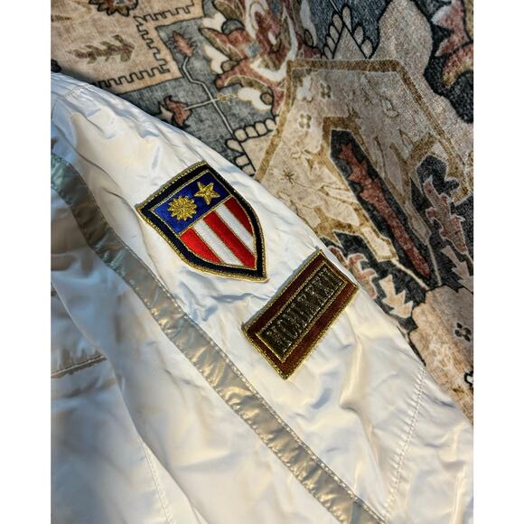 Chervo Italian Snow jacket Skii Snowboarding white Coat Women's Medium - Picture 2 of 15